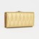 Women's wallet on magnets, yellow color