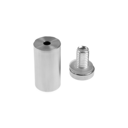Remote holder for plates, 19x40 mm, color matte nickel, set 6 pcs.-1