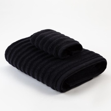 Trick Ethel "Waves" Black, 30x60 cm, 100% cotton, 460 g/m2-4