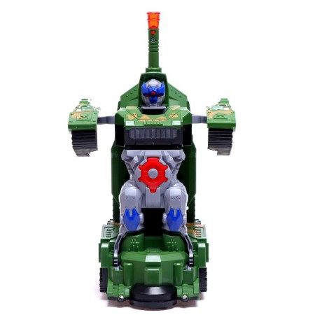 The Tank robot is transformed, light and sound effects, it works from batteries-5