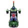 The Tank robot is transformed, light and sound effects, it works from batteries