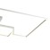 Ceiling light Mantra Boutique, LED, 4250LM, 3000K, 820x820x159 mm, white color