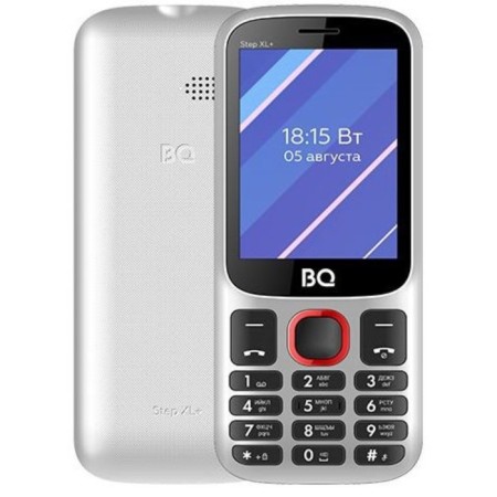 Cell phone BQ M-2820 STEP XL+ White Red