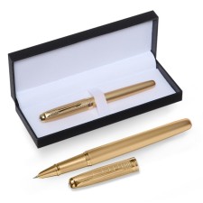 Gift Roller handle, in the leatherette case, gold corps