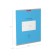 Notebook of 18 sheets in the Erichkrause Bright cage "Classic", cover coated cardboard, offset block, blue