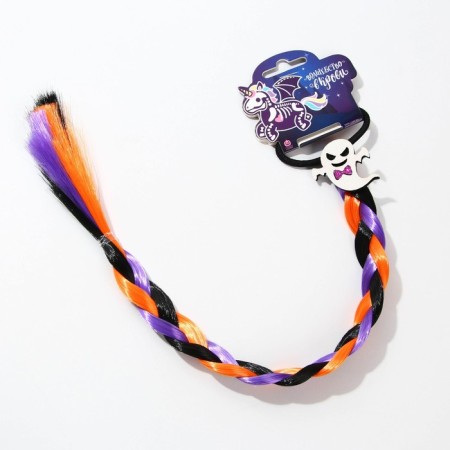 Hair gum, strand, pigtail on Halloween “Magic in the Blood”, length 40 cm.-5