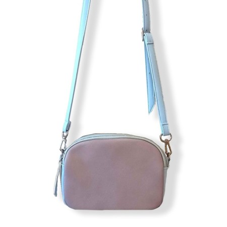 Cross-Bodi bag, 2 parts with lightning, white/blue/powder color-2
