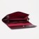 Women's wallet on the Textura button, burgundy color