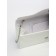Female bag on a magnet, white color