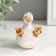Souvenir Ceramics "Duckling with paws up" 4.9x5.9x6.5 cm