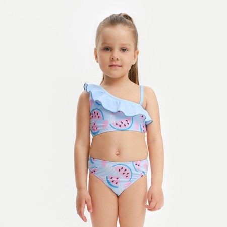 Children's swimsuit KAFTAN "watermelons", height 110-116 (32), blue color