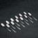 A set of spoons of tea stainless steel "Prorit", h = 15 cm, 12 pcs