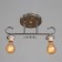 Aleta chandelier BP 2x40W E27 Chrome Model: 2800430