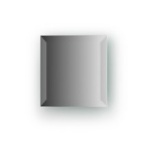 Mirror tiles with fake 15 mm, square 15 x 15 cm, silver EvoForm