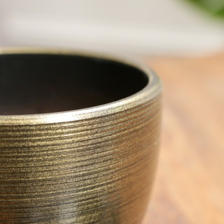 Flower pot "sophistication" brown, 0.5 l-2