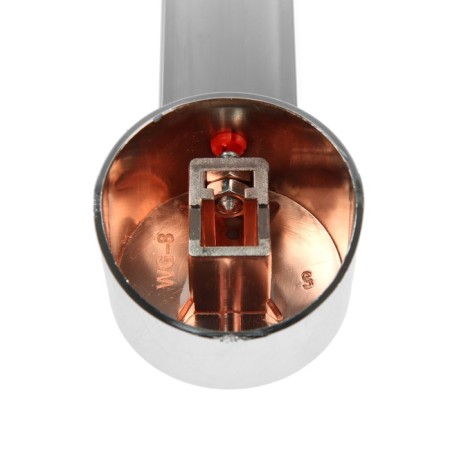 Zein mixer handle, under a 35 mm cartridge, plastic, chrome-3
