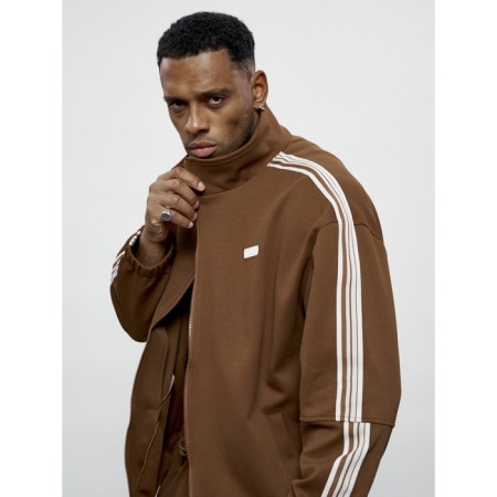 Male tracksuit, size 54, brown color-10