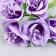 Decor for creativity "Flower with stamens" (1 set = 1 bouquet) in the bouquet 6 pcs mix 11x3 cm