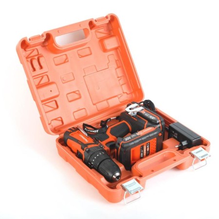 Drill-shuruvumvets Patriot Br201US-H, 20 V, Lion, 2x2 Ah, 30 Nm, shock-11