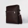 Men's bag over the shoulder, Textura, artificial leather, brown color
