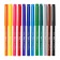 Flomasters 12 -cv BrunovisConti Funcolor, layer, circle, in cards box
