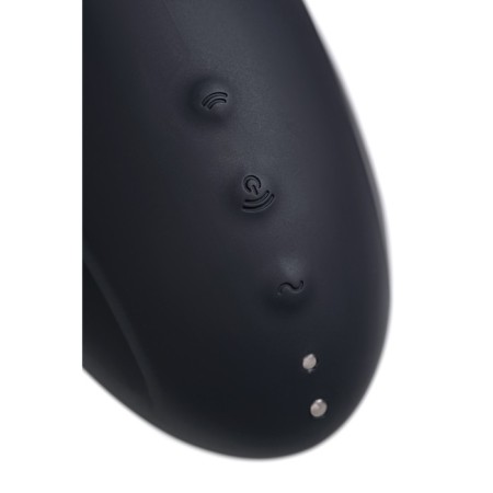 Vacuum-wave contactless stimulator of the Satiffyer Vulva Lover 3 clitoris, silicone, black color-4