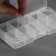 Organizer for decor, with removable cells, with a suspension, 10 departments, 13 × 6.6 × 2.2 cm