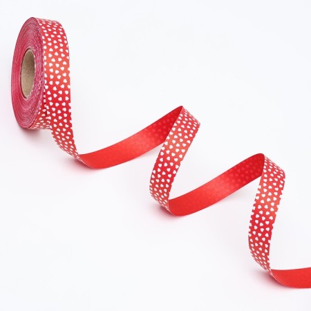 Amore tape for decor and gifts, red, 2 cm x 45 m-3