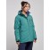 Ski jacket female winter, size 54, green color