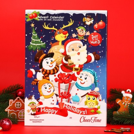 Advent Calendar Chokotime "Santa and Friends", 65 g-1