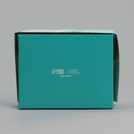 Confectionery packaging, a box with lamination "Marble", 10 x 8 x 3.5 cm-2