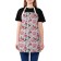 Apron of a kitchen with a photo print "Queen of Flowers", adjustable, size OS