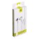 Red Line Stereo Headseet SP18, vacuum, microphone, 19 Ohm, 3.5 mm, 1.2 m, white