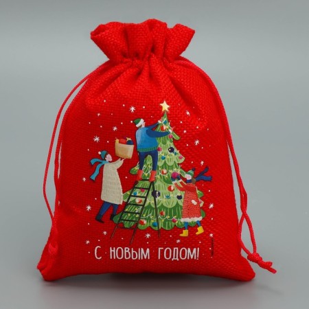 A bag of thermonacle "Care", 13 x18 cm +/- 1.5 cm, New Year-1