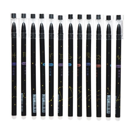Gel handle Erased ink, blue rod, Astrology hull mix
