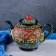 Rishtan ceramics "Samarkand", 1 l, multi -colored mix