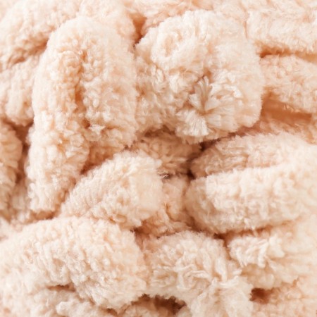 Yarn "Puffy" 100 % micropoliester 9m/100g (310 St. Beige)-2