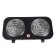 Electric tile Sakura PE-03V, 2000 W, 2 burners, black
