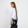 Youth bag with zipper, black color