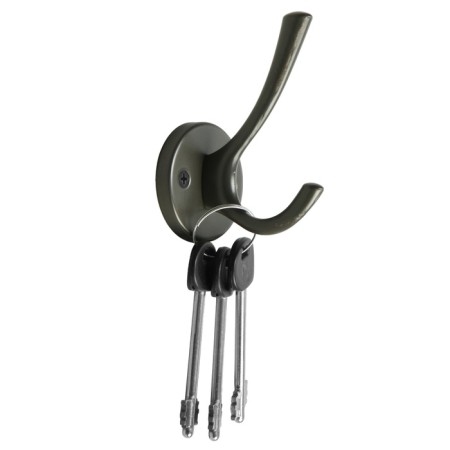 Furniture hook CAPPIO SIMPLE, two -rOP, graphite color, 4 pcs.-2