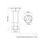 Relief is indispensable adjustable kitchen 95-130 mm white 100 mm (plast.) /250 /