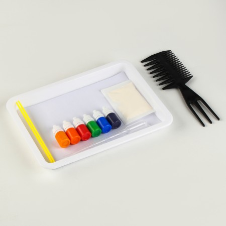 Set for drawing EBRU: Paints 6 centers of 6 ml, 10 sheets of paper, thickener 10 g, tools, tray-4