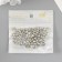 Beads for creativity plastic "Stars" set of 150 pcs silver 0.6x0.6x0.4 cm
