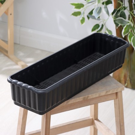 Box for flowers with a drainage grill, 9.5 l, color mix-7