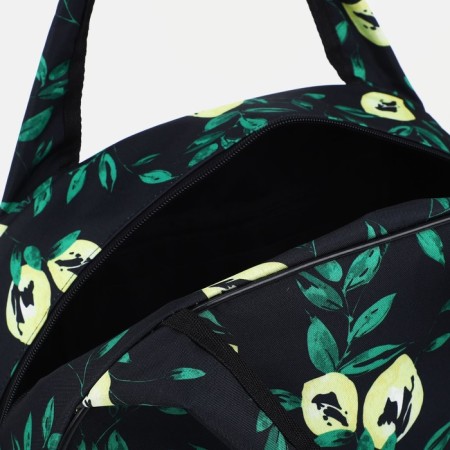 Road bag with lightning, green color-2