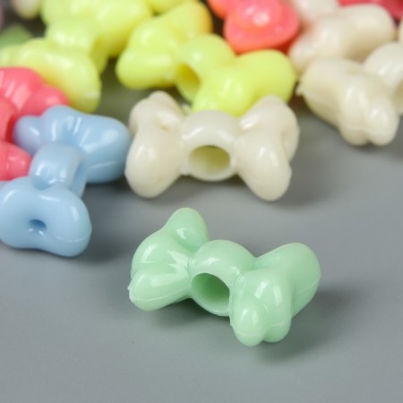 Beads for creativity plastic "Balt. Pastel colors" set of 30 pcs 15 g 1.4x1 cm-1