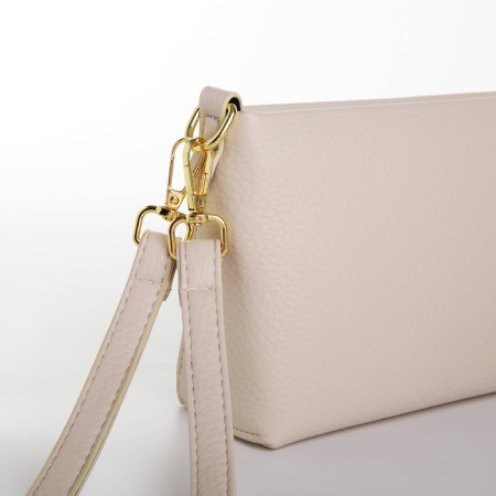 Bag Women's Cross-Bodi with a zipper, milk color-2