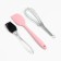 Gift MEOW Set: a towel, a mittens-output, a brush, a spatula, a whisk