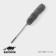 Dust removal brush telescopic Raccoon, 84-280 cm, microfiber, gray color.