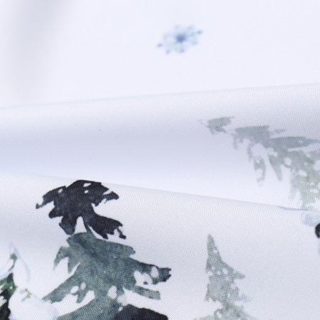 The tablecloth "Winter Forest" 145*180 +/- 3 cm, 100% p/e-1